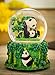 Cadona International, Inc Mommy Panda and Baby Cub 100MM Water Globe Plays Tune Born Free