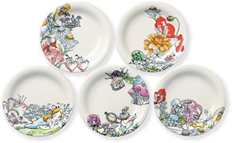 Disney Alice in Wonderland saucer Set of 5 D-AL01 by Maebata