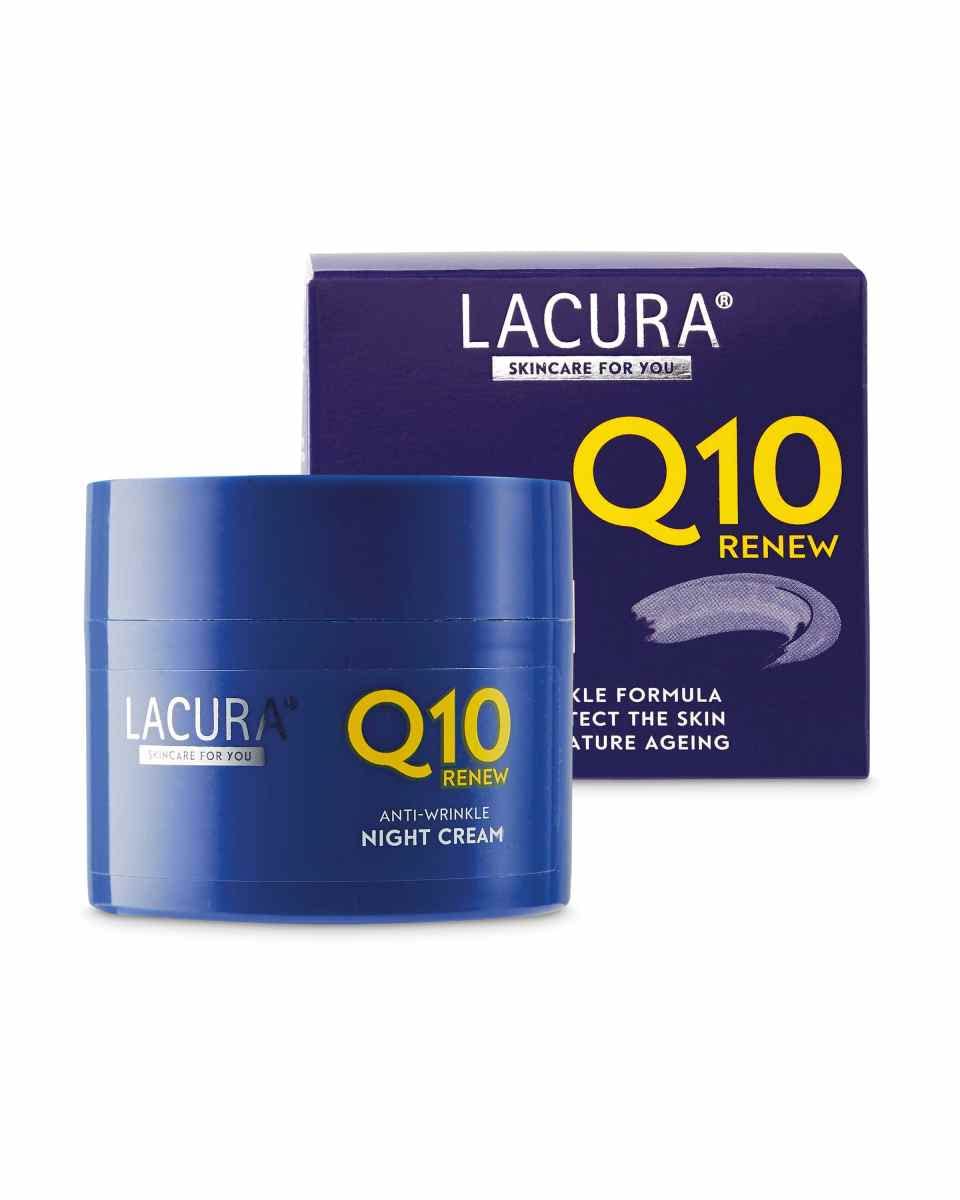 Lacura Anti-Wrinkle Night Cream Q10 Renew Coenzyme with Avocado Oil Anti Ageing