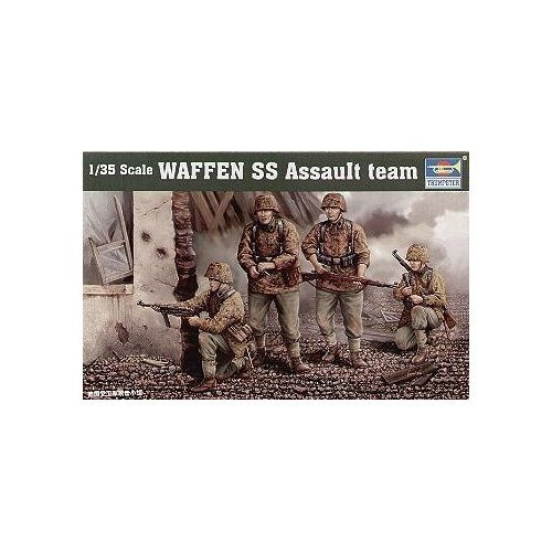 00405 1/35 Waffen SS Assault Team w/Weapons by TRP405