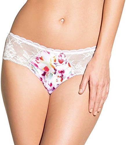 Antinea Lise Charmel Evasion Beaute Sheer Lace Boyshort Panty, White, L