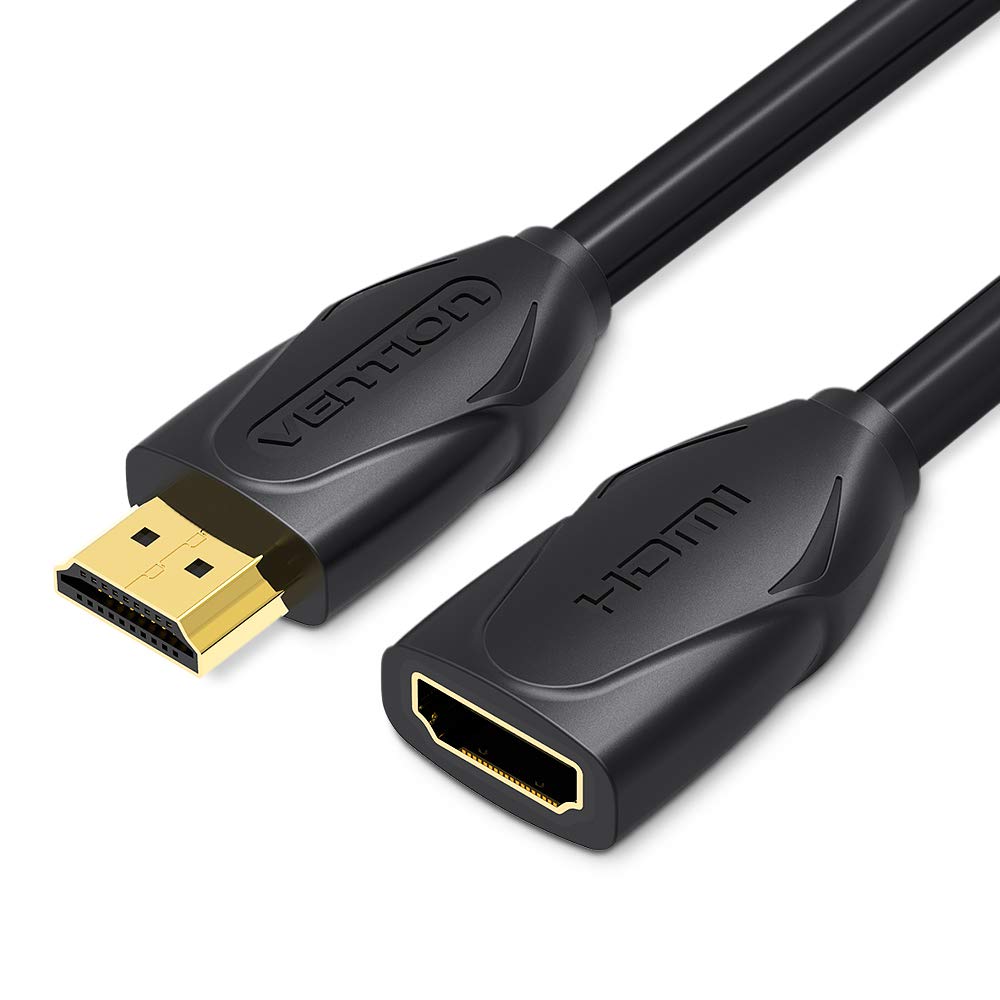 VEnTIOn Store HighSpeed HDMI Extension Cable, HDMI Extension Lead Male
