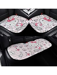 DPIST   Funda de piel sintética para asiento de coche universal, transpirable, cómoda y universal, de bambú