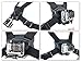 Higher Quality GoPro Chest Mount Sits Higher on the Body Compatible with All GoPro Hero 2, 3, 4
