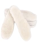 Mens Wool Sheepskin Shoe Insoles Foot Shearling