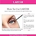 Eyelash Growth Serum Treatment - Laresh Lash Growth Serum for Luscious Lashes! No Castor Oil - Stem Cell Lash Boost Ingredients for Natural Eyelashes - Rapid Lash and Eyebrow Hair Growth Products