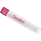 Sewline Lead Refill White &ndash; 6-Pack Ceramic Fabric Pencil Leads for Trio Mechanical Pencils