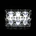 4pcs Dot approved 4x6 inch 60W Rectangular LED Headlights Hi/Lo Sealed Beam Replacement H4651 H4656 Hid Bulb Headlamps KW Kenworth T600 W900 T800 Truck Peterbilt 379 Chevy S10 Blazer RV Freightliner
