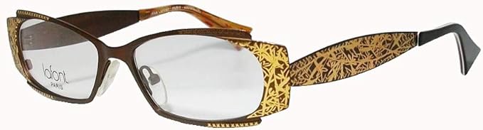 Amazon 伊達メガネにしてお届け Lafont ラフォンメガネ フレーム Idylle 500 サイズ50 ブラウン レディース 眼鏡 ファッション眼鏡 通販