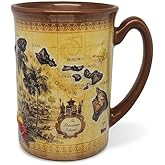 14 oz. Boxed Hawaiian Embossed Coffee Mug, The Hawaiian Islands