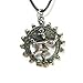 Creative Ventures Jewelry Shiva Natraja The Hindu Deity Pendant on Cord Necklace, The Veda Collection