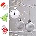Emopeak 24Pcs Mini Christmas Balls Ornaments for Xmas Christmas Tree - 1.2 Inch Shatterproof Christmas Tree Decorations Hanging Ball for Holiday Wedding Party Decoration Silver