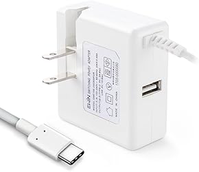 Ewin® ACアダプター Type-Cケーブル一体型 USB 充電器 type-c 充電器 AC急速充電 折りたたみ式プラグ搭載 変換プラグ 1.5mケーブル DC 15W, 5V 3A (合計) 出力 Google 5X/6P/Pixel/ Pixel XL/Samsung Galaxy S8/ S8+/LG 5X/G5/Huawei P10/Mate9 USB Type-C機器対応 PSE認証済品 【一年保証付き！】