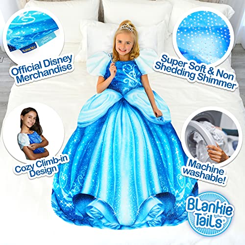 Blankie Tails Cinderella Disney Princess Dress Blanket, Machine