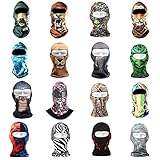 CAMTOA Motorcycle Cycling Face Mask Breathable Anti UV Face Mask Headgear Hats Lycra Balaclava Full Face Mask Neck Hood Animal Styles for Outdoor Motorcycle Bike Cycling Sports Skiing Fishing Climbing