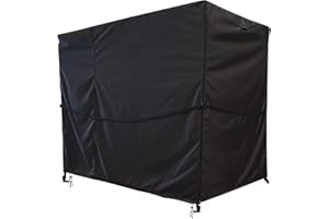 SIHAIAN Outdoor Swing Cover 2 / 3 Seater Patio Swing Cover Waterproof Swing Covers for Outdoor Furniture Garden Swing Cover Glider Chair Cover Heavy Duty Swing Cover 420D M(65L×50W×66H) inch