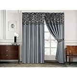 Sanderson Versailles Lined Curtains 90 X 90 Mauve Tape Top