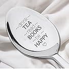 Drink Tea Read Book Spoon-Tea Lover Spoon - Book Lover Gift - Reader Gift-Tea Drinker Present-Graduation Gift- Do well Exam Theme