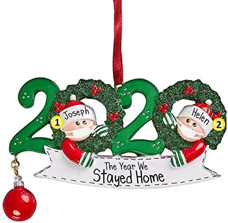 Christmas Tree Ornament 2020 Quarantine-Family Xmas Lockdown Decoration