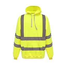 wefeyuv ANSI Class 3 High Visibility Sweatshirts