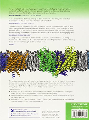 Membrane Structural Biology: With Biochemical and Biophysical Foundations