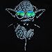 SODAtees Star Wars DJ Master YODA Men's TANK TOP Shirt headphones Music Club Party - Black-Grn - Medium