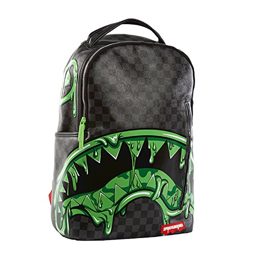 checkered shark backpack