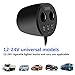 i-SUPERSIM Car Charger,3 USB Ports Cup Car Charger with 2 Sockets Cigarette Lighter for Apple Android Windows Smartphones Tablets