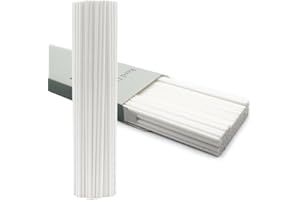 Posinda 100PCS Reed Diffuser Sticks, 8 Inch Rattan Fiber Sticks Essential Oil Aroma Diffuser Sticks,Long-Lasting Diffuser Replacement Sticks (White)