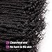 Gx Beauty 3Pcs/Lot Straight and Curly Faux Locs Goddess Locs Crochet Hair 16Inch Synthetic Crochet Braiding Hair Extensions 24Roots/Pcs(#1B)