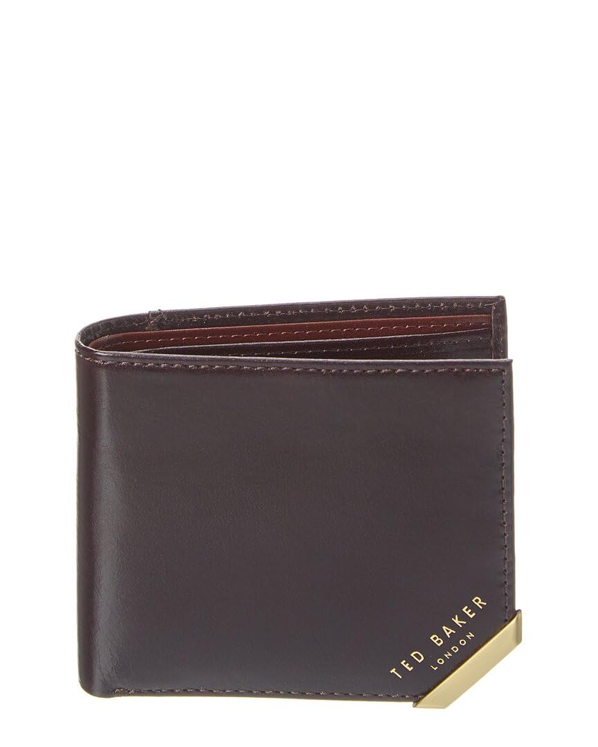 Ted Baker Men's Korning Travel Accessory Bi Fold Wallet, Xchocolate, One Size UK