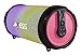 AXESS SPBL1044 Vibrant Plus Black HIFI Bluetooth Speaker with Disco LED Lights In Pink
