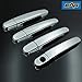 E-Autogrilles Triple Chrome Plated ABS 4 Door Handle Cover without Passenger Keyhole for 02-06 Toyota Camry / 03-13 Toyota Corolla / 01-07 Toyota Highlander / 03-13 Toyota Matrix / 01-11 Toyota RAV4 / 04-08 Toyota Camry Solara / 07-12 Toyota Yaris / 04-09 Toyota Prius / 05-08 Scion xA / 08-10 Scion xB / 08-10 Scion xD / 05-10 Scion tC (64-0507)