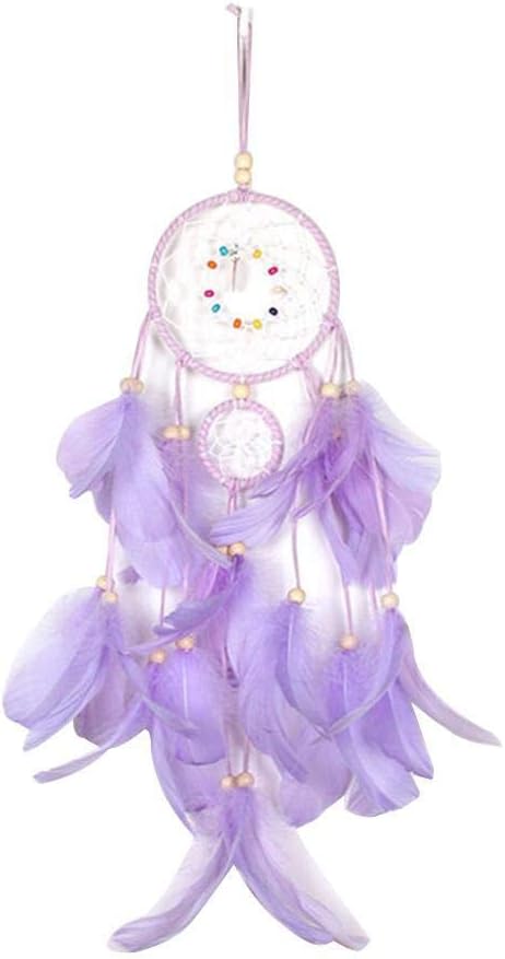 Kikole LED Dream Catcher, Light Up Dream Catchers for Bedroom Wall Hanging Decorations Home Ornaments