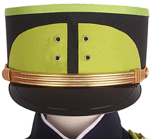 Dazcos Anime Seraph of the End Hyakuya Yuichiro Military Hat Cosplay Cap
