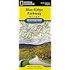 Blue Ridge Parkway, USA: Destination Map Landkaart – Gevouwen Kaart, 23 september 2015