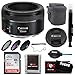 Focus Camera Canon EF 50mm f/1.8 STM Standard Prime Lens with Deluxe Bundle Including: 49mm Filter Kit (UV-CPL-ND), 32GB Memory Card, Quality Lens Case & More Cleaning and Care Accessories