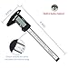 Adoric Life Digital Caliper, Micrometer Caliper Measuring Tool, Auto-off Vernier Calipers with Inch/ MM Conversion, Large LCD Screen, 0-6Inch/150mm Carbon Fiber Gauge