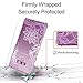 Casetego Compatible with Galaxy Note 9 Case,Clear Soft Flexible TPU Case Rubber Silicone Skin with Flowers Floral Printed Back Cover for Samsung Galaxy Note 9-Purple Flower
