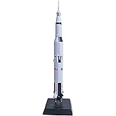 Executive Series Saturn V Rocket 1/200 Collectible Aircraft Model | Highly detailed resin replica, historic design, display stand included, 1:200 scale, space replica model.