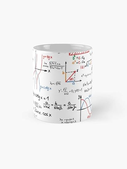 Amazon Co Jp 簡素な雑貨屋 数学数式番号 耐熱マグカップ 大容量 おしゃれ 3ml 飲み水 お茶 コーヒー ジュース ビール ワイングラス ホーム キッチン