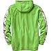 Legendary Whitetails Mens Snow Camo Outfitter Hoodie Optic Lime X-Large