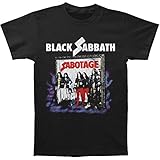 Black Sabbath Men's Sabotage Vintage T-shirt Black