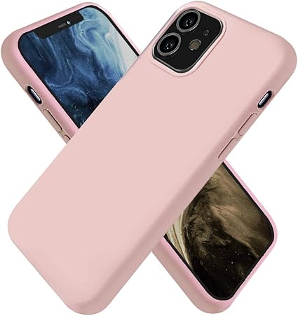 Amazon Co Jp ケース Gobukee Iphone 12 Mini シリコンケース 5 4インチ 対応 ケース シリコン 薄型 スリム ソフト カバー 耐衝撃 衝撃 吸収 指紋 防止 加工 リキッドシリコン スマホ ケース Iphone12mini用 Silicone Case サンド ピンク 家電 カメラ