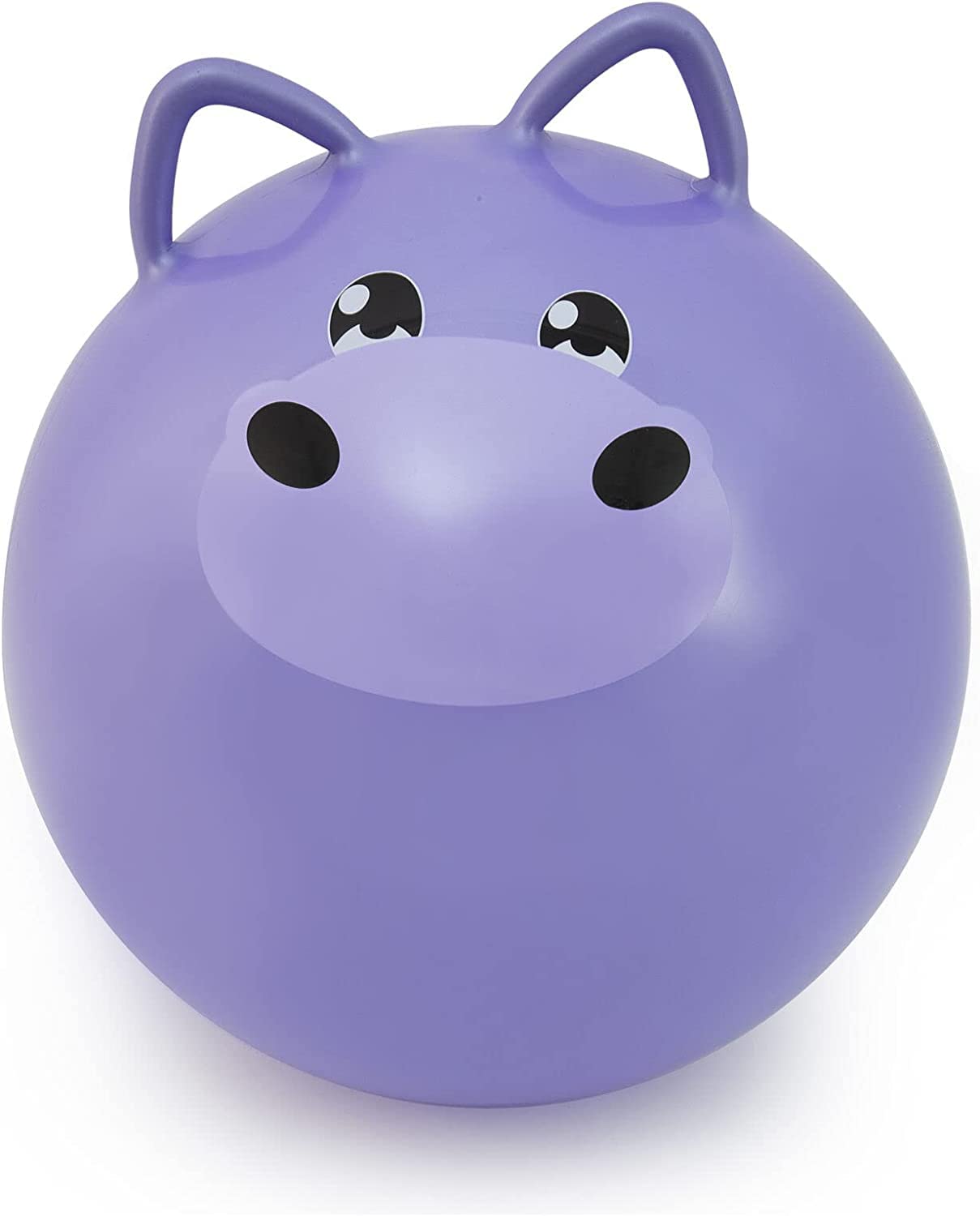 B4E Kids Space Hopper | Inflatable For Children Aged 3 Years and Above | 40cm x 40cm Animal hoppers For Kids | Jump and Bounce with Assorted Designs (Hippo)