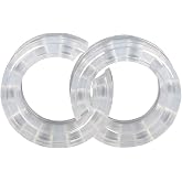 DEDC Car Shock Absorber, Auto Spring Bumper Cushion, Automotive Suspension Shock Absorber Performance Booster Kit Universal Vehicle, Coil Spring Spacer 2 Pcs (Type C)
