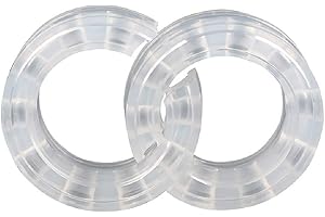 DEDC Car Shock Absorber, Auto Spring Bumper Cushion, Automotive Suspension Shock Absorber Performance Booster Kit Universal Vehicle, Coil Spring Spacer 2 Pcs (Type C)