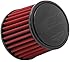 AEM 21-202DK Universal DryFlow Clamp-On Air Filter: Round Tapered; 2.75 in (70 mm) Flange ID; 5.25 in (133 mm) Height; 6 in (152 mm) Base; 5.125 in (130 mm) Top