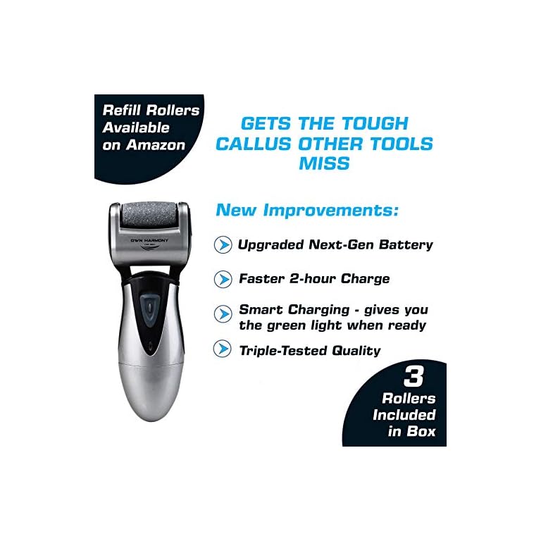 Electric Foot Callus Remover, Feet Scrubber Own Harmony Rechargeable