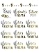 Bachelorettesy Wedding Temporary Tattoos 6 Sheets Bride Bachelorette Stickers 100+ Metallic Gold Tattoos for Bridal Party, Bachelorette Trip, Bridal Shower Party Decorations, Party Favors (Nina)